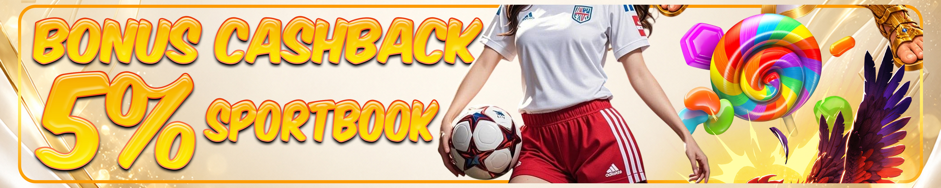 BONUS CASHBACK 5%